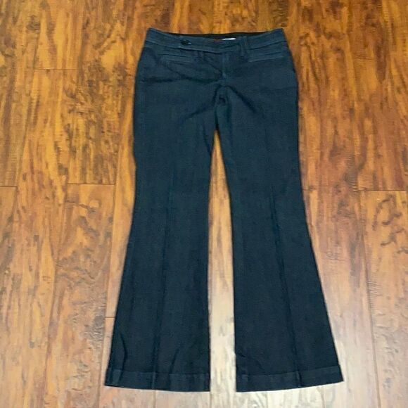 🎁BANANA REPUBLIC JEANS SIZE 26/2S. Leg length 30 the ankles 9 3/4 - Picture 2 of 8